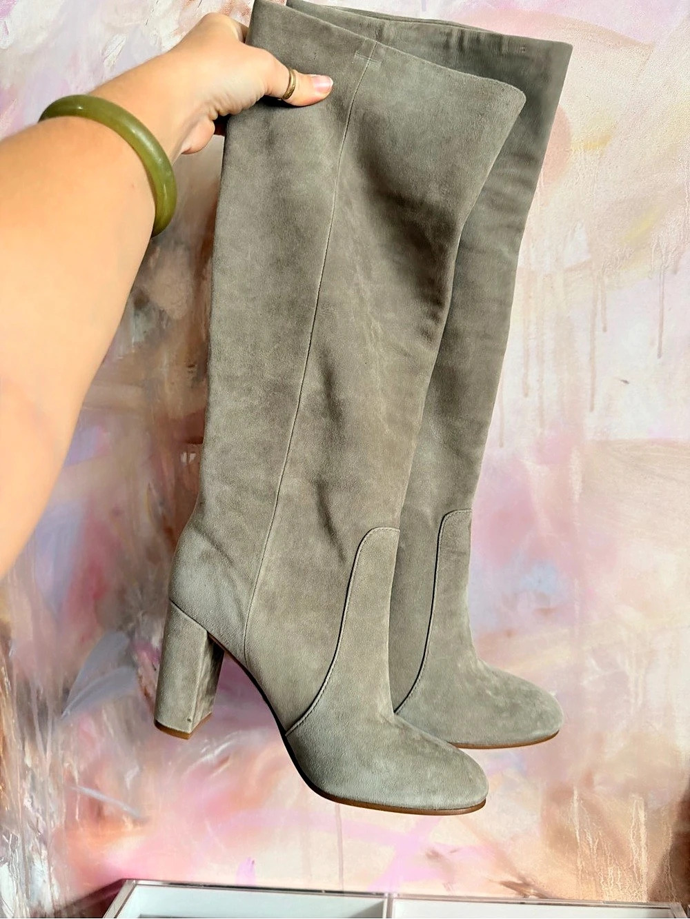 Vince Camuto SESSILY Over-the-Knee Leather Boots US 6.5